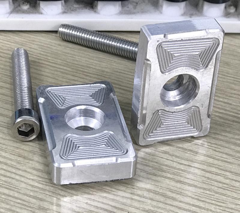 Nắp tăng sên âm Exciter 150, Raider, Satria, Future, Jupiter, Winner, Sonic gia công phay nhôm CNC thay thế nắp pát tăng sên âm Phụ Kiện Phụ Tùng