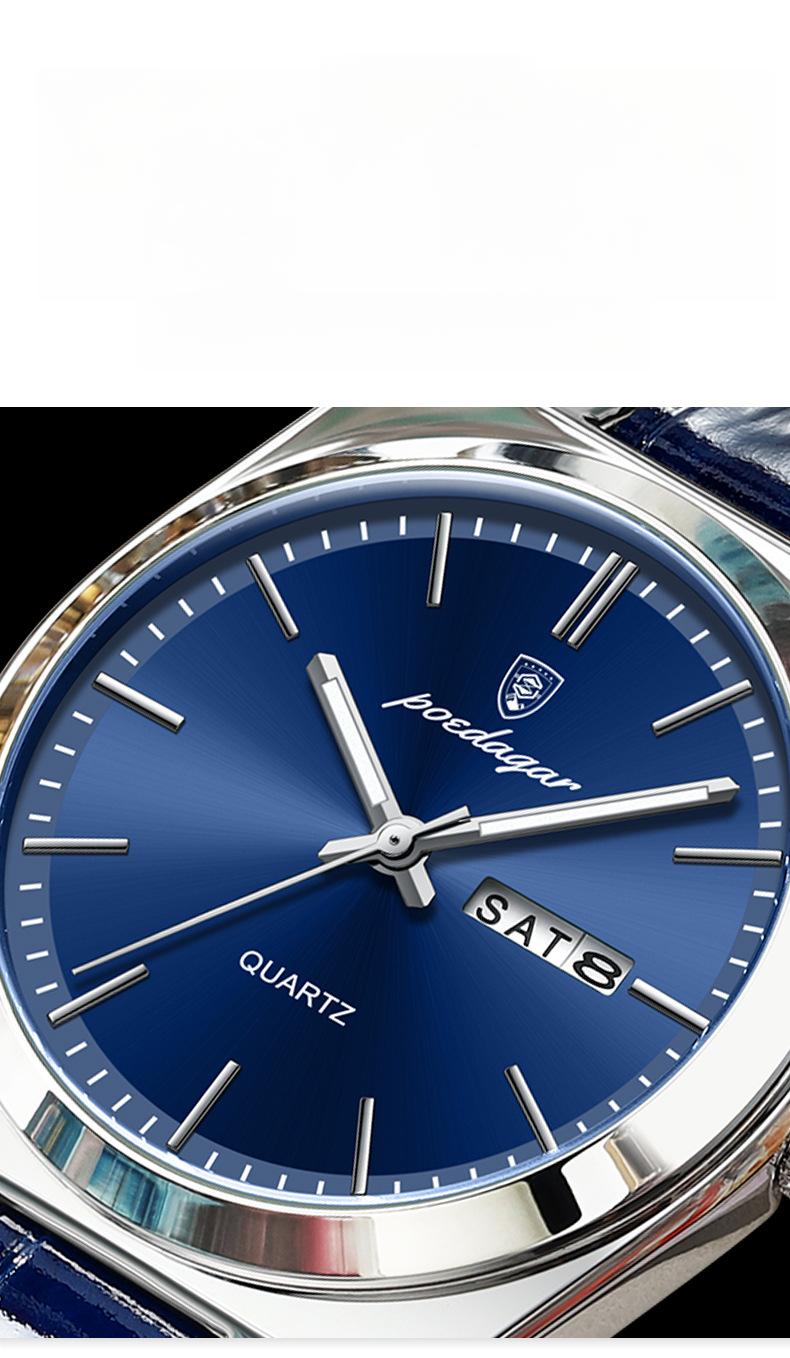 Product Introduction of Ultra-Thin Men's Watch Waterproof New Quartz Watch Men chuan  watch 7