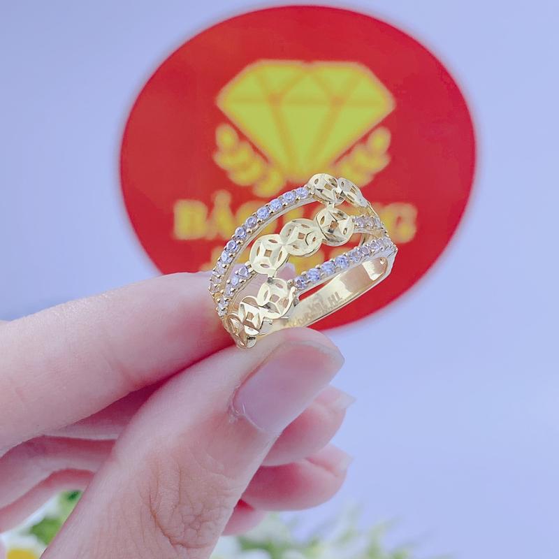 Product Introduction of Nhẫn nữ hội hoa tiết kim tiền mã 02 6