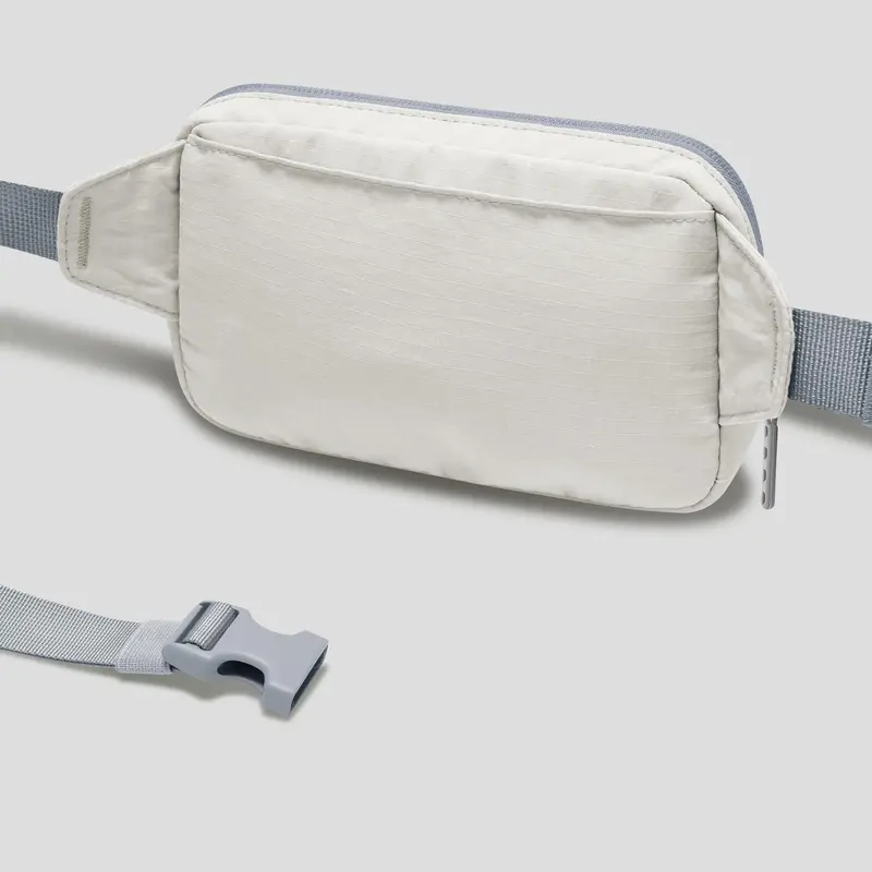Unisex Solid Color Zipper Fanny Pack, Casual Outdoor Sports Phone Mini Waist Bag, Water-resistant Fitness Cycling Crossbody Bag for Women & Men 3