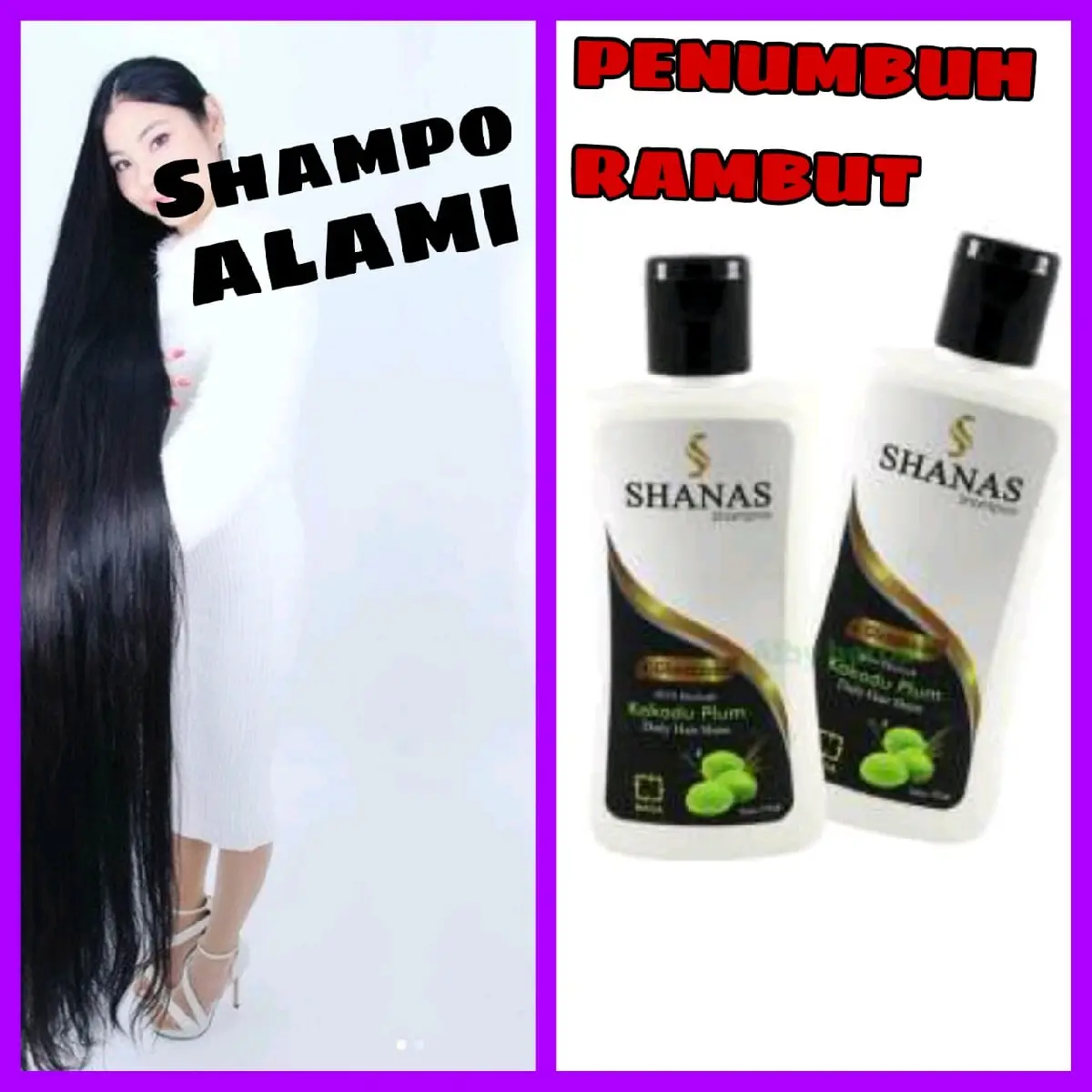 PAKET HEMAT 2 BOTOL SHAMPO HERBAL ALAMI//PEMANJANG PENUMBUH RAMBUT CEPAT PENYUBUR RAMBUT HERBAL PENCEGAH RAMBUT RONTOK