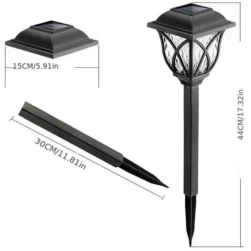 Solar Outdoor Waterproof Lawn Lamp, Automatic Switching Day & Night Modes Buried Light, Decorative Landscape Light For Garden, Courtyard & Lawn 1