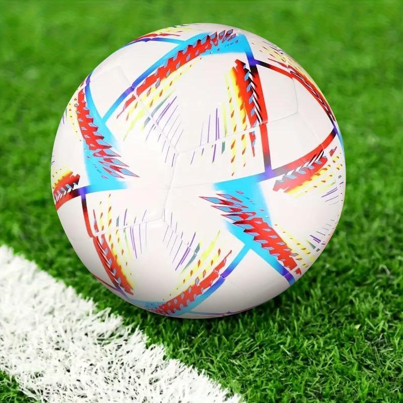 1 Piece Professional Colorful Soccer Ball, Personalized Soccer Ball, Seamless Standard No. 5 Official Weight Football with Pump, Colorful Soccer Ball for Outdoor, Ball Sports Equipment 2