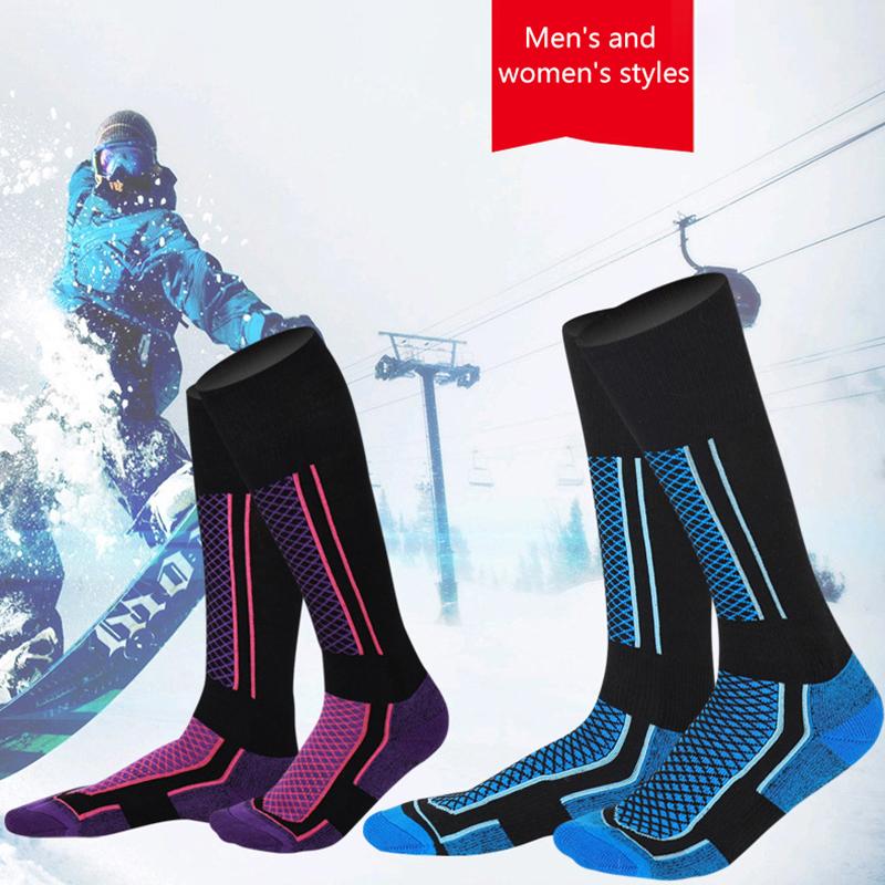 Product Introduction of 1pair Winter Warm Thickened Ski Socks Outdoor Sports Hiking Breathable Stockings For Women Men Children Snow Sport Travel Unisex 28