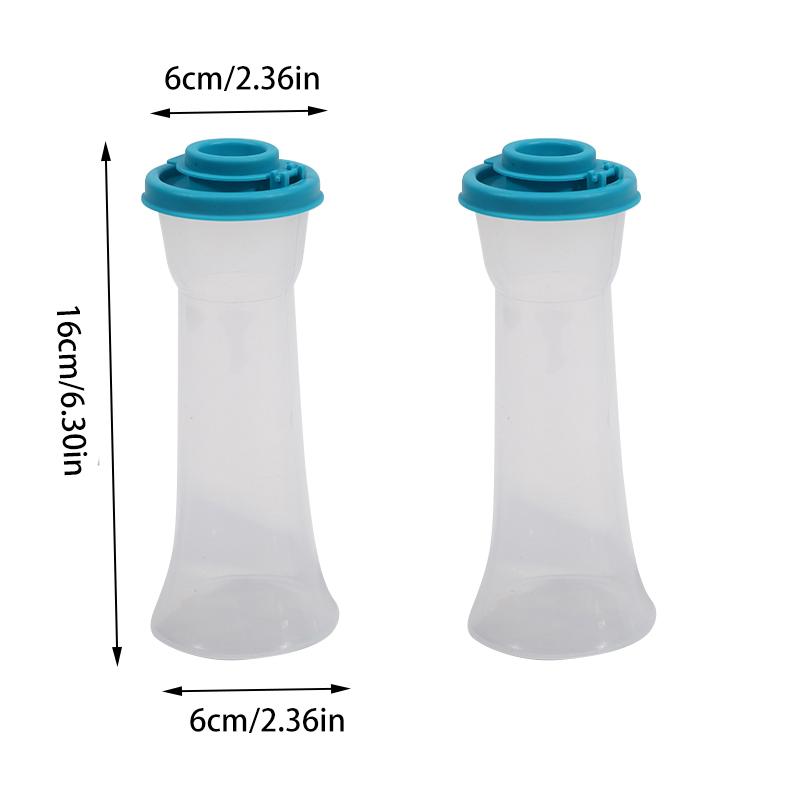 Product Introduction of 2-piece Set Of Plastic Seasoning Bottles, Powder Spreader, Barbecue Seasoning Jar, Sugar Salt Jar, Spice Pepper Powder Bottle, Household Use 0