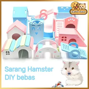 Premium Rumah Mainan Rumah Hamster Rainbow Maze Mainan Hamster Olahraga