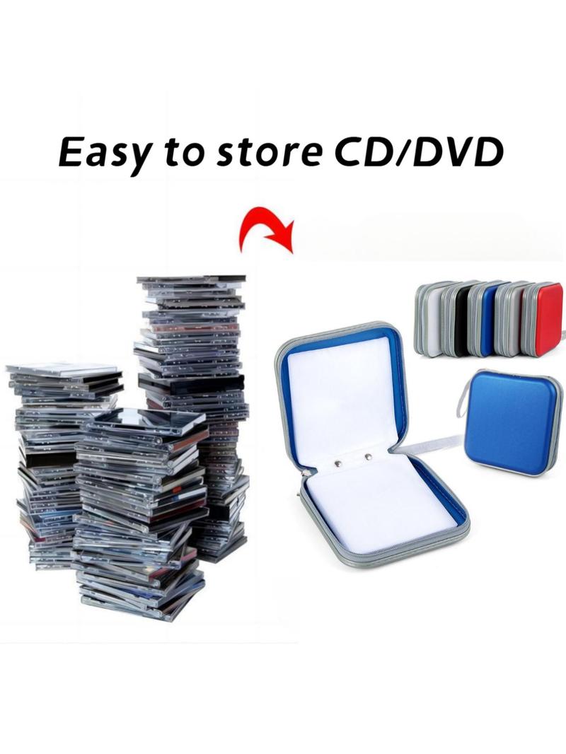 Product Introduction of Portable CD Storage Box, CD & DVD Storage Case, Multifunctional CD Organizer for Home & Car, Bag Accessories for Men & Women 3