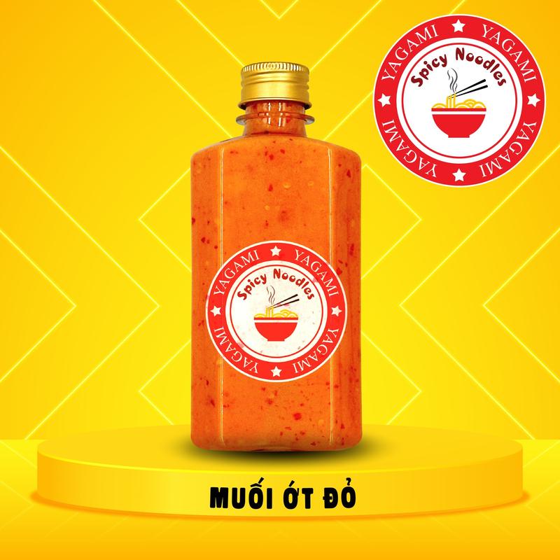 Combo 2 chai Muối Ớt Lớn + Tiêu Lớn Mì Cay Yagami Nước Sốt Gia Vị