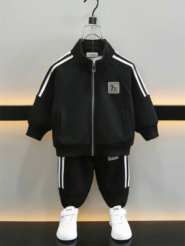 Set bộ quần áo thu đông cho bé trai quần áo cho 2k12 bộ dài tay bé trai 17-45kg mẫu 72 vải dày dặn giữ ấm tốt.