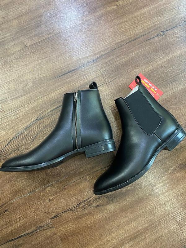 Chelsea boots 1 khóa 1 chun da bò nappa