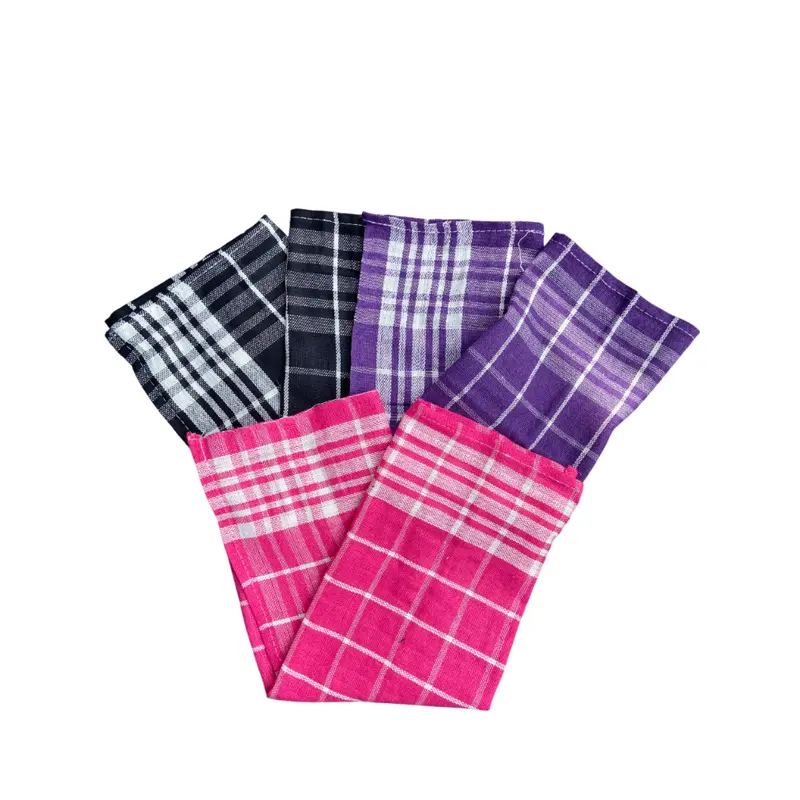 Serbet Lap Dapur Premium Kain Katun Tebal Warna Cerah 50 x 50 cm - Lap Piring Serbaguna - Cleaning 6