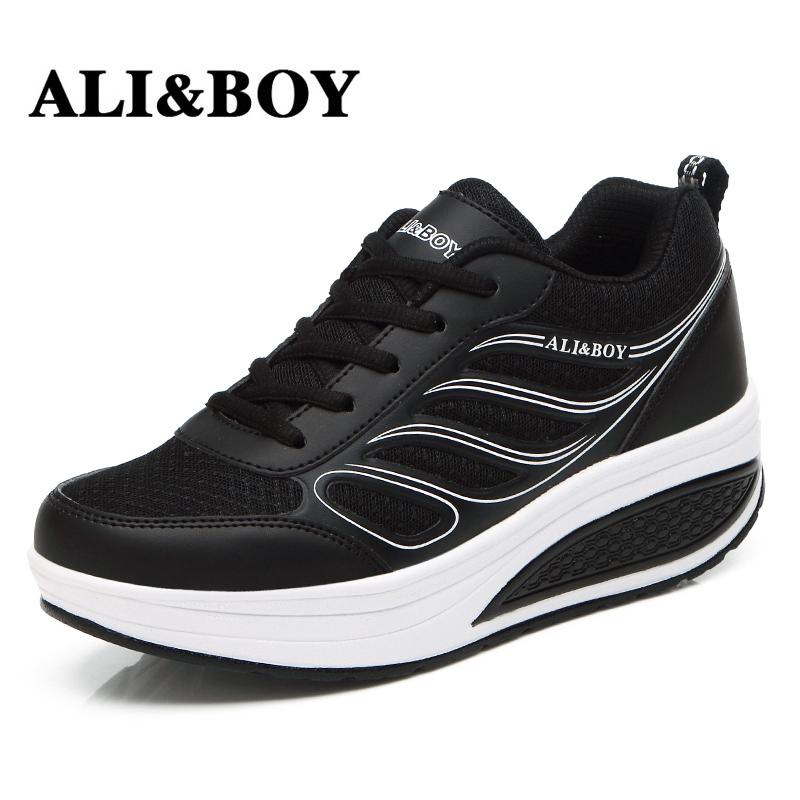 8 Colors  Platform Sneakers Casual Shoes Women Tenis Feminino Women Wedges Shoes 0