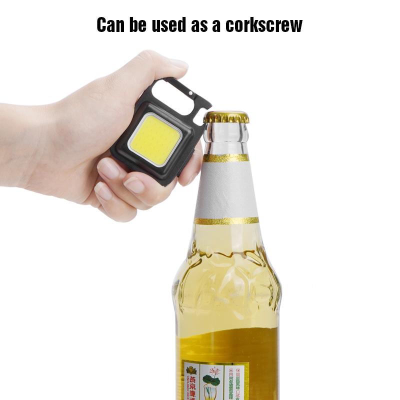 Keychain Light LED Outdoor USB Mini COB Work Light Car Repair Light Household Emergency Night Light Portable Light 4