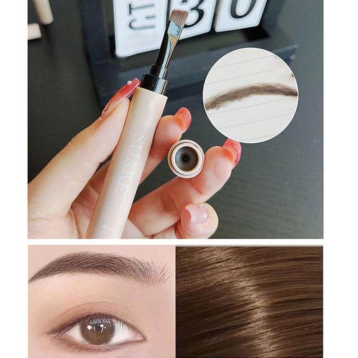 Product Introduction of Pensel kening 2-dalam-1, Gel tampal kening tahan lama, kalis air, dengan berus kening, solek kening, cetakan, pensel kening kalis air, cat kening pelbagai guna, Solekan mata semulajadi, menyegarkan, kalis air, tin, banyak 17