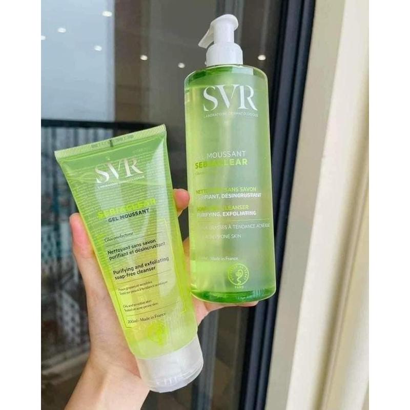 Sữa rửa mặt SVR Sebiaclear 200ml/400ml dành cho da dầu mụn, nhạy cảm - HÀ PHONG Beauty 4