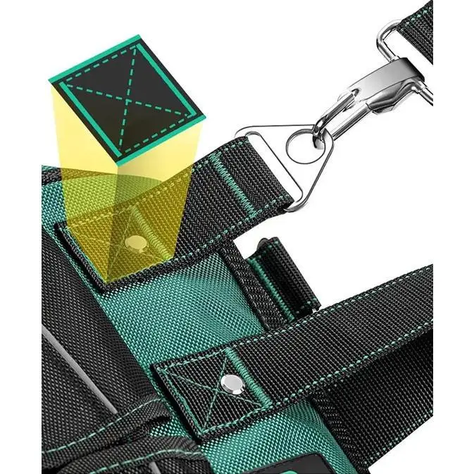 GREENER Tool Bag / Tas Perkakas 13 inchi Bahan Oxford Toolbag Tool Bag Tas Kunci Motor Mobil Alat Tukang Greeneg Tool Bag 13 - 20 Inch Kain Oxford Tebal Tas Alat Perkakas Kuat Tas Perkakas Toolkit Toolbox 20 Inch 3