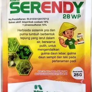 Serendy Pembasmi Rumput Jawan 28 WP Padi Tetap Hijau Tanaman