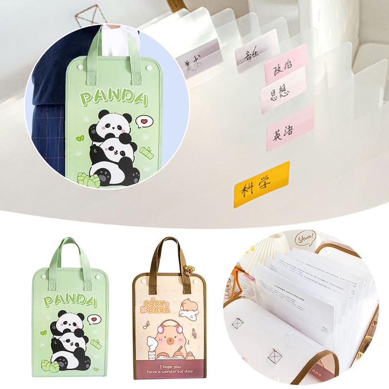 Product Introduction of Túi Đựng Hồ Sơ Mở Rộng Capybara, Hàng Mới Về, Phân Loại, Dung Tích Lớn, Thích Hợp Đựng Giấy Kiểm Tra, Không Thấm Nước, Túi Đựng Tài Liệu Cầm Tay Thích Hợp Cho Học Sinh Nam Bag 15