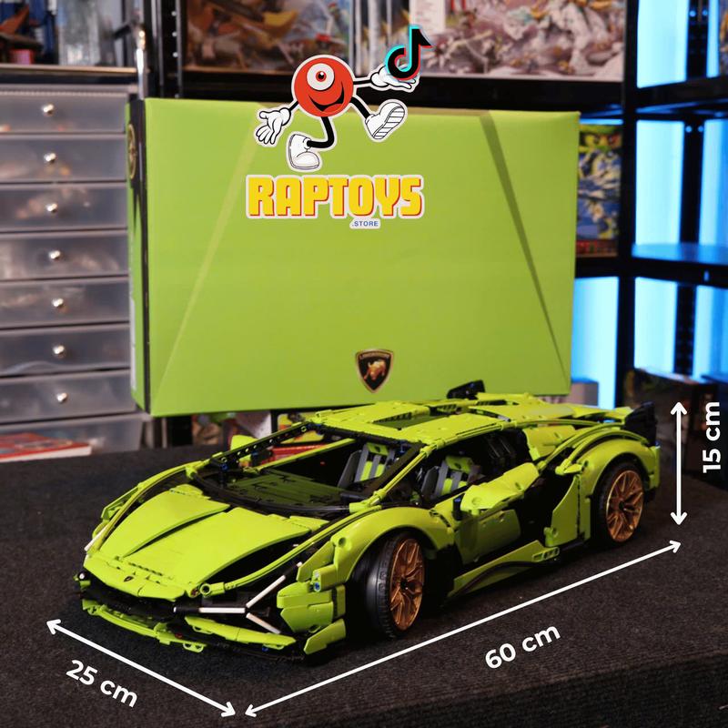  Mô hình đồ chơi lắp ráp siêu xe LAMBORGHINI SIAN FKP 37 mô hình đồ chơi technic cao cấp Bộ Lắp Ráp Tháo Lắp Toy 