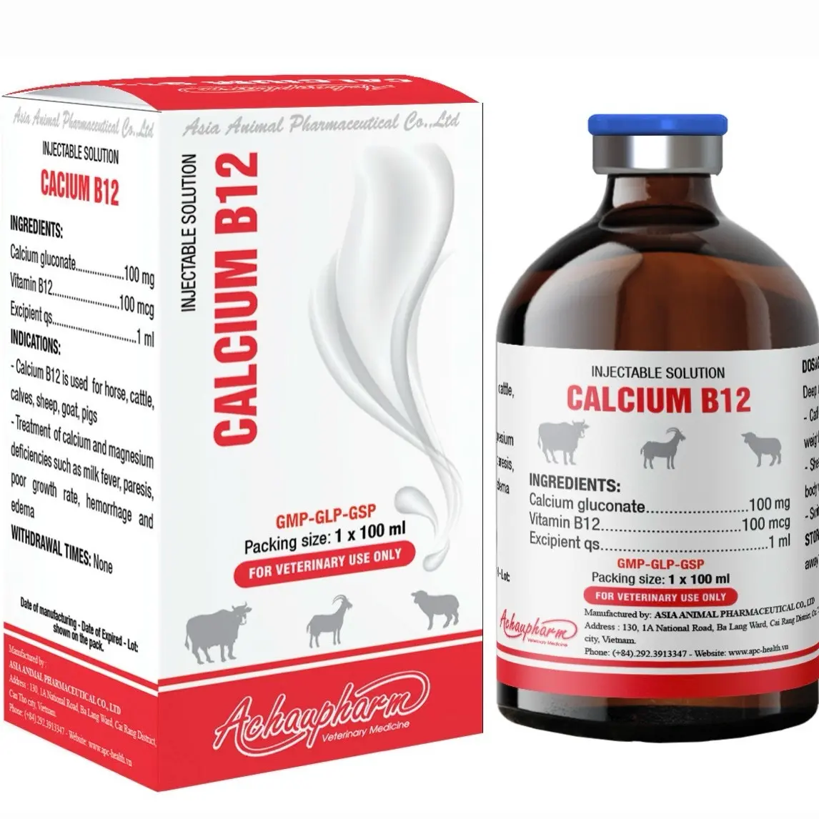Calcium b12 phòng ngừa bại liệt, thiếu máu(100ml)