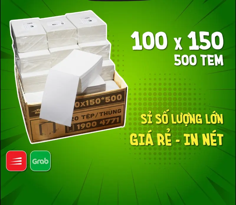 Giấy In Nhiệt A6 KÍch Thước 100x150 0