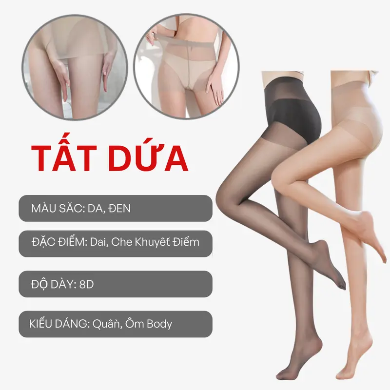 Quần Tất Quả Dứa Siêu Dai Giúp Che Khuyết Điểm Chân Mềm Mịn Cho Nữ Lê Ngọc 200 Women Kem 1
