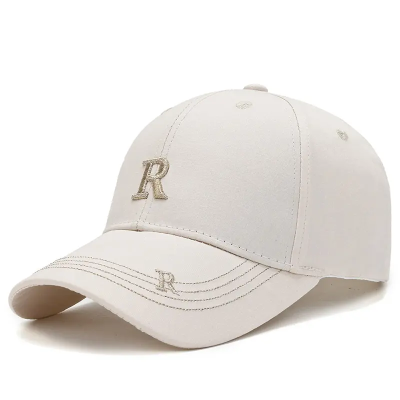 VOGUE new Caps R Embroidered baseball unisex couple hat bucket cap for women men