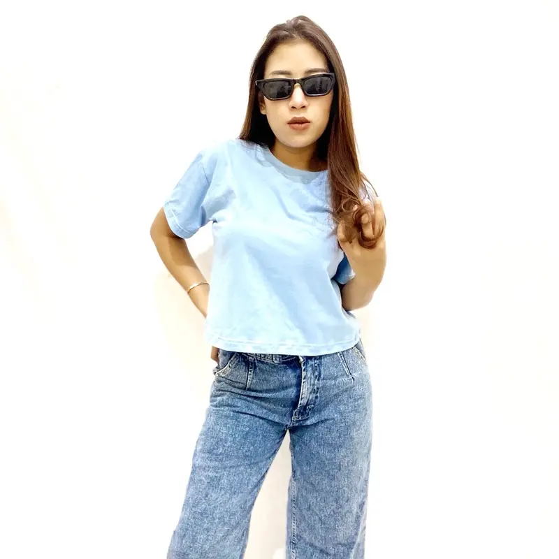CROP TOP POLOS WANITA CASUAL 0