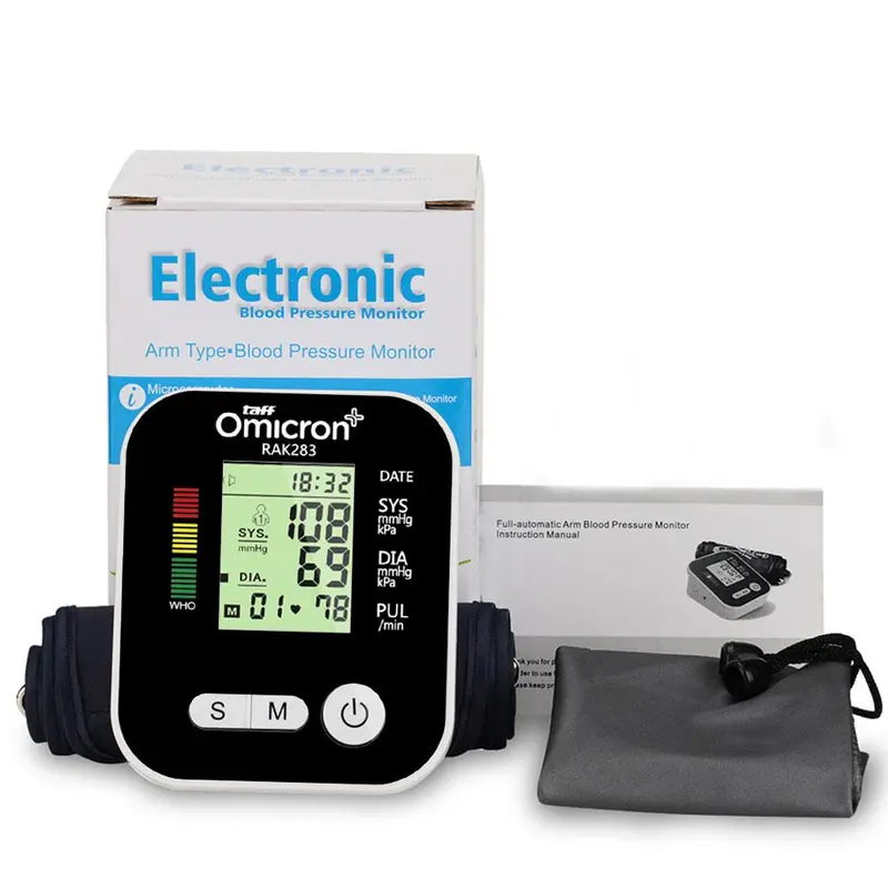 TaffOmicron Pengukur Tekanan Darah Tensi with Voice - RAK-283 - White 2