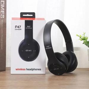 Alat Dengar Wayarles Bebas Tangan, P47, Alat Dengar Pengurangan Bunyi, Alat Dengar Bluetooth, Sesuai untuk Telefon Bimbit, Serasi dengan , Huawei, Samsung, S22 Mic Earphones Audio earbuds wireless headphone airpods black