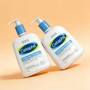 Asli Cetaphil Gentle Skin Cleanser 500ml | Sabun Cuci Muka Pilihan Dermatologis, Aman untuk Kulit Bayi & Sensitif 【NEW LAUNCH】