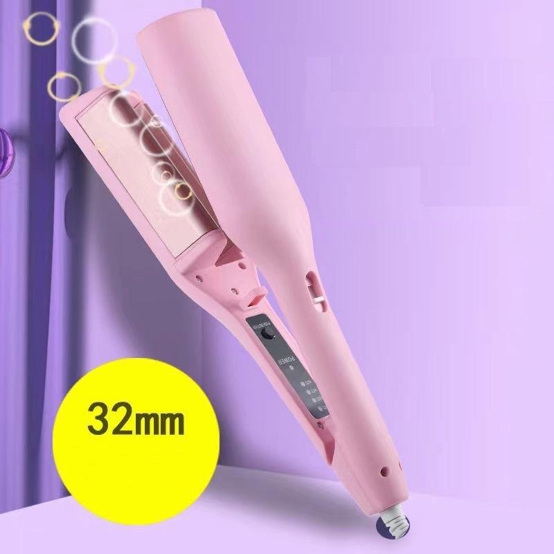 (Loại 1) Máy Uốn Tóc Xoăn Sóng Nước Hippie 32mm Chất Liệu Gốm Sứ Cao Cấp-Máy Làm Xoăn Sóng Nước Nữ