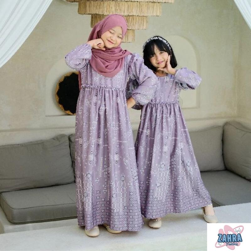 Product Introduction of set couple family motif malika koko dewasa gamis dewasa koko anak gamis anak Keluarga Muslim Mewah Ibu Wanita Pasangan Biru Hijau Panjang 9