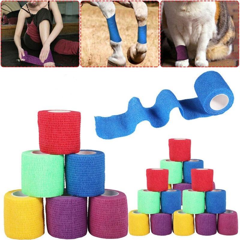 Product Introduction of Băng quấn không dệt, Băng quấn an toàn, Chiều rộng 5cm, Băng quấn cố định, Băng quấn đàn hồi, Chất liệu thoáng khí, Chiều dài 4,5m, Băng quấn tự dính, Thích hợp cho 6
