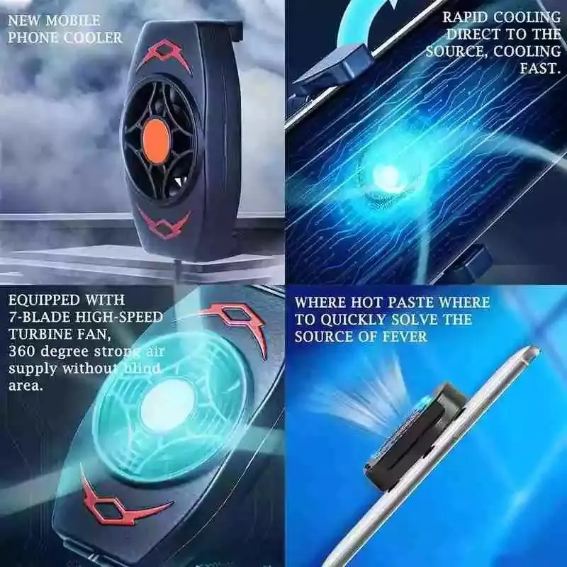 Cooler HP Cooler HP Gaming Cooler HP Murah Cooler Handphone Cooler Pad Hp Pendingin HP Murah Pendingin HP Gaming Pendingin HP Untuk game Ori Kipas HP Gaming Kipas HP Cooling Pad 4