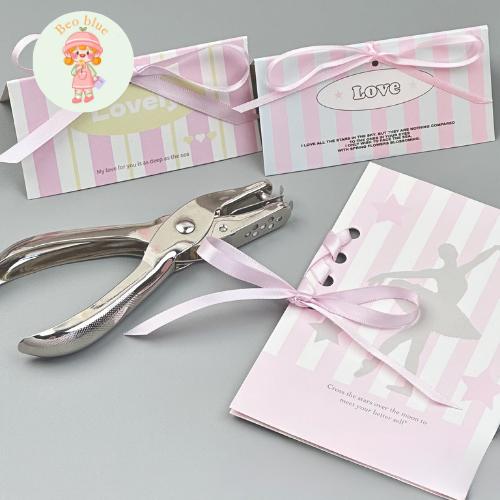   B24  Kìm bấm lỗ giấy dụng cụ đục lỗ đơn kẹp bấm lỗ giấy refill sổ còng cầm tay tiện dụng kìm bấm lỗ kim loại 0.6mm 