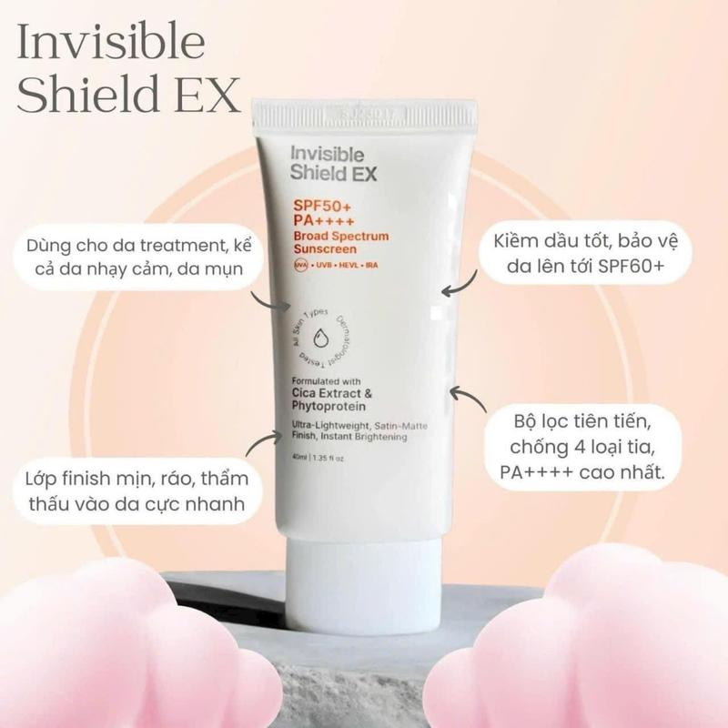 <Hàng Cty> Kem Chống Nắng EPI-RX Invisible Shield Ex SPF50+ / PA++++