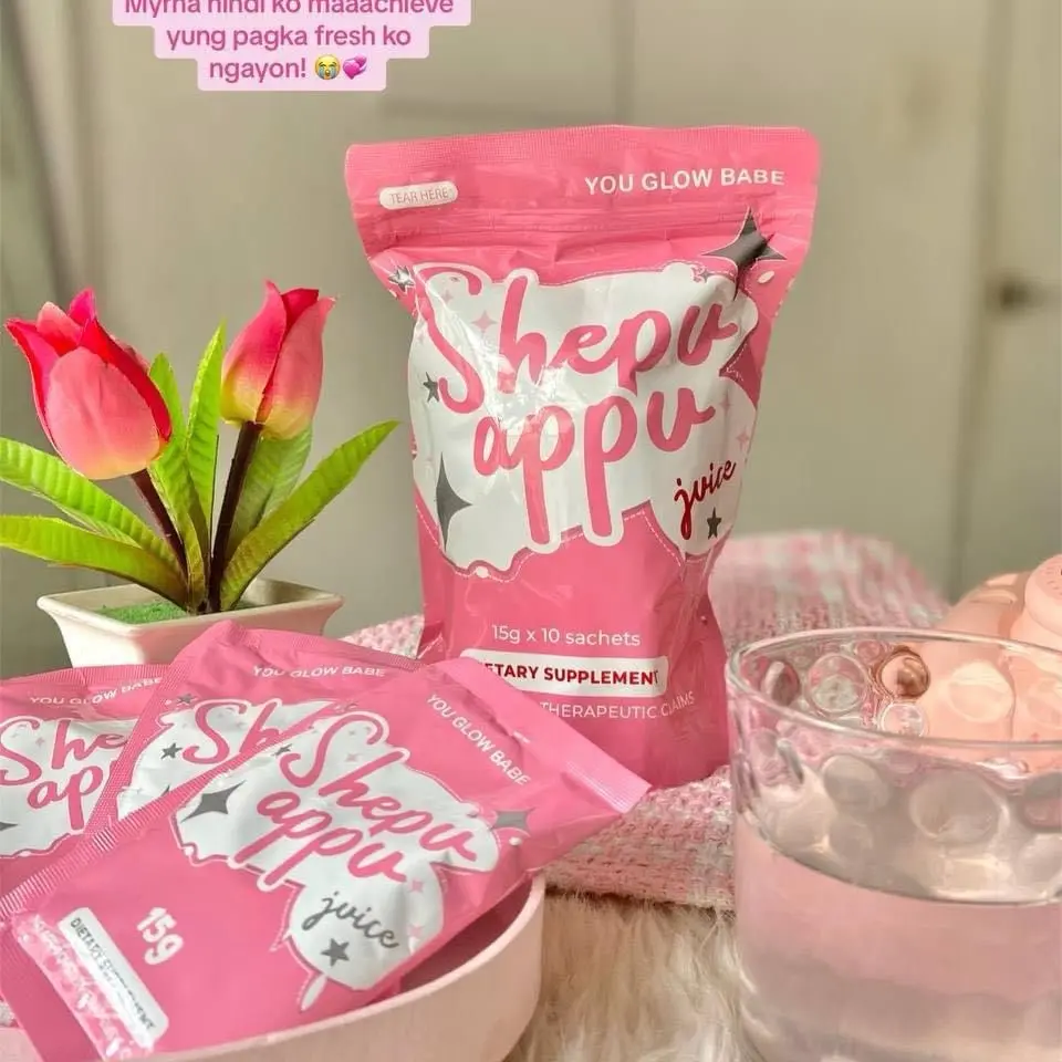 Shepu Appu Juice by You glow babe with Maam Elma 10sachetsx15grams  Glutathione, Hydrolyzed Collagen and Vitamin C fda approved food supplement  Healthcare Beauty Berry Edible - TikTok Shop Philippines