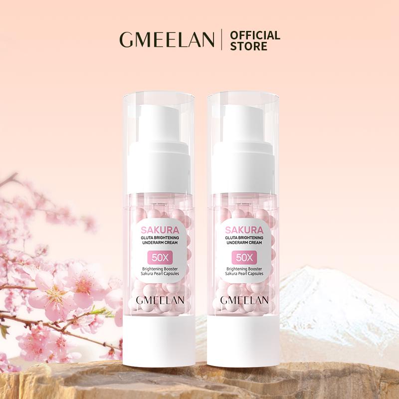 COMBO 2PCS MEELAN Kem Dưỡng Nách Sakura Underarm Cream 30g*2 Kem hỗ trợ dưỡng