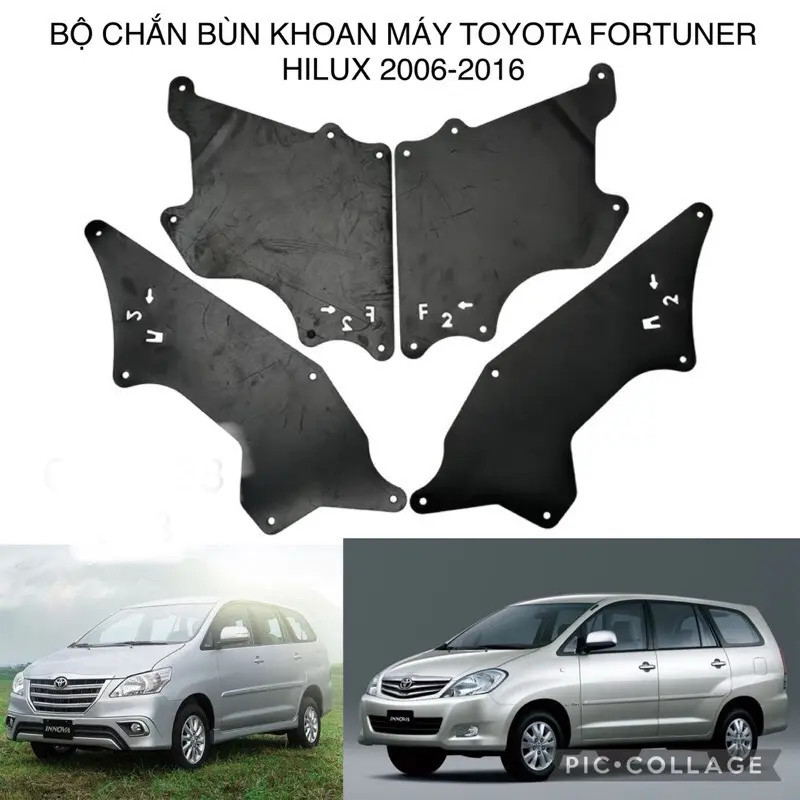 ￼BỘ 4 CAO SU VÁCH LÒNG DÈ TOYOTA INNOVA 2006-2016 53735-0K010 53885-0K010