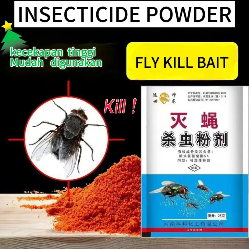 [Ready Stock] FLY KILLING BAIT INSECTICIDE POWDER LURE TO KILL - TikTok ...