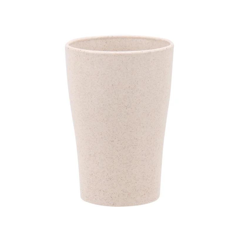 Wheat Straw Water Cup 4Pcs/set Multi-Functional Coffee Glue Plastic Biodegradable Mouthwash Toothbrush Cup Reusable Kids Glass 3