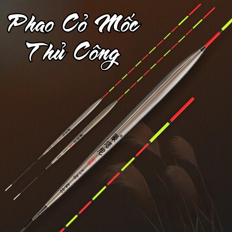 Phao Cỏ Mốc Thủ Công Chuyên Rô Phi - Phao Cỏ Câu Đài Đi Câu Bắt Cá Fishing Câu Cá