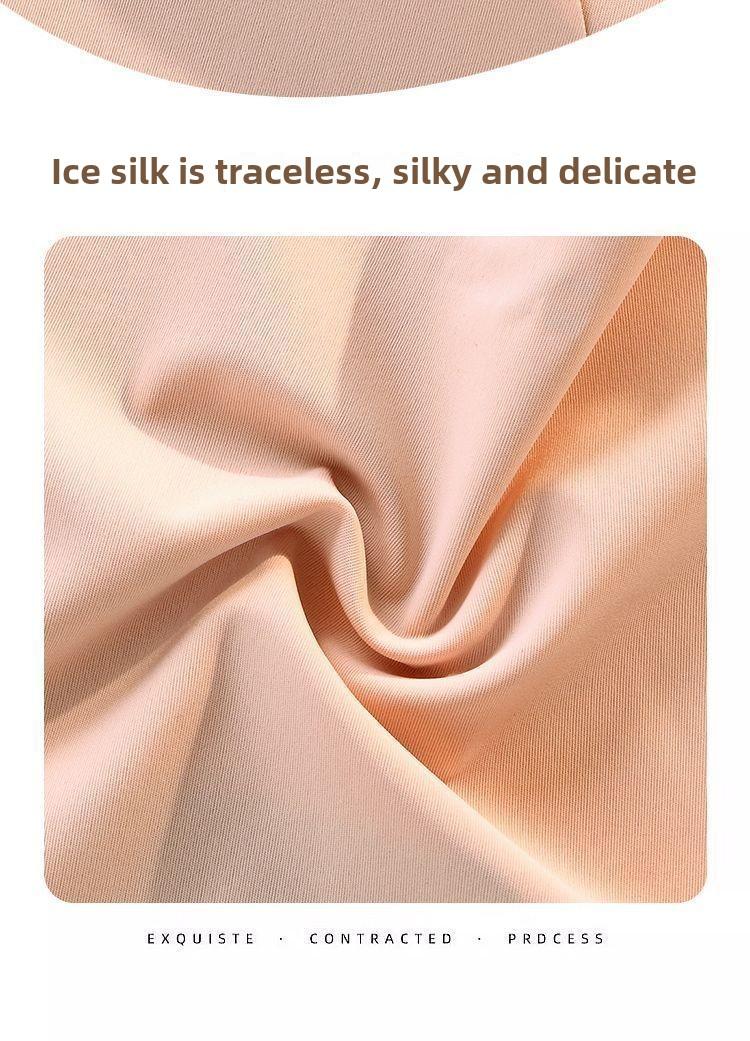 Product Introduction of Mid-Waist Triangle Panties Summer Ice Silk Non-Marking Panties Female Thin Section Quick-Drying Graphene Antibacterial 5