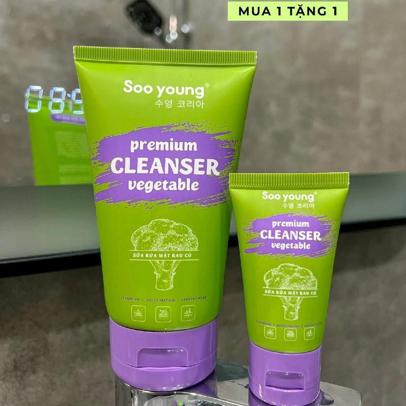 Sữa Rửa Mặt Rau Củ Sooyoung 100ml tặng 1 srm mini 30ml Skincare Nữ 1