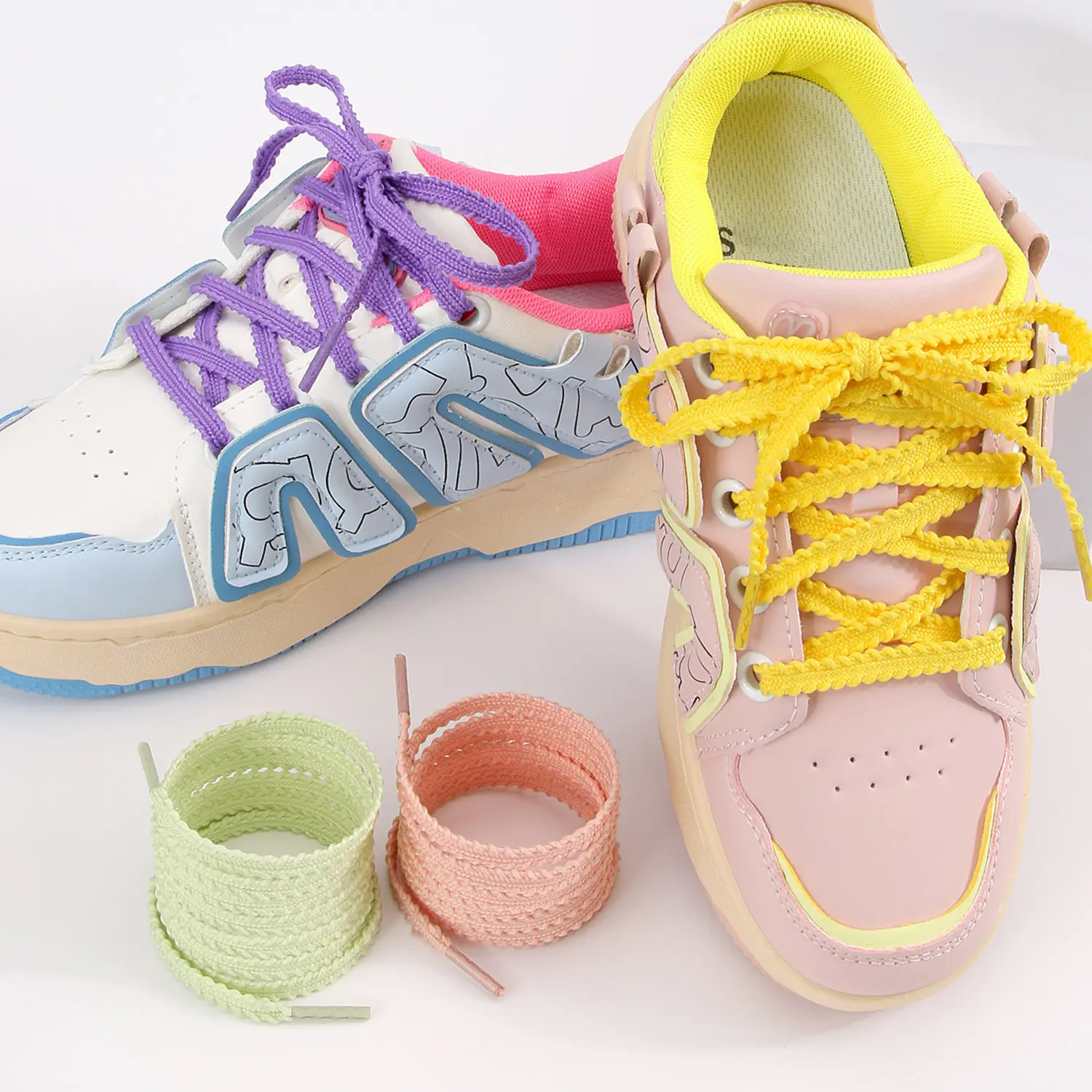 1 Pair 120 CM Length Sneakers Tennis Shoe Shoelaces Women Men Sport Marathon Casual Shoestrings Shoes Accessories