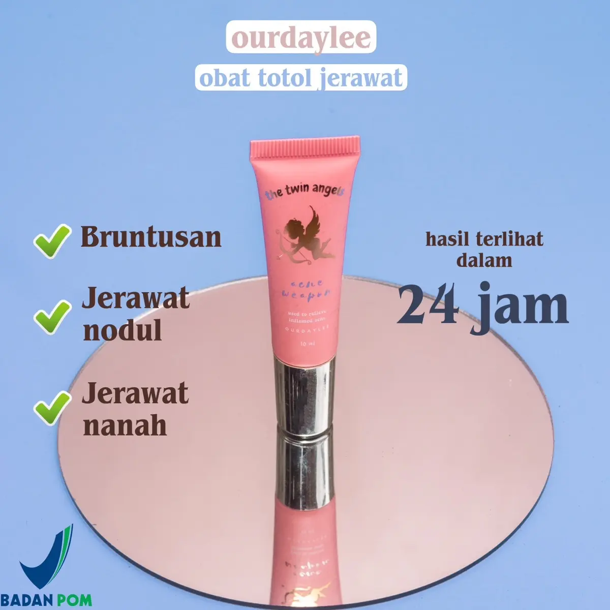 OURDAYLEE ACNE WEAPON THE TWIN ANGELS [OBAT TOTOL JERAWAT]