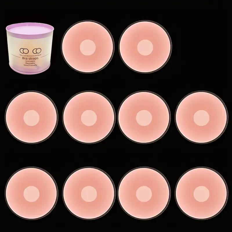 Product Introduction of 5 Pairs Silicone Nipple Cover Reusable Lift Invisible Bra Adhesive Bra Pads Sticker Nipple Cover Pads 4