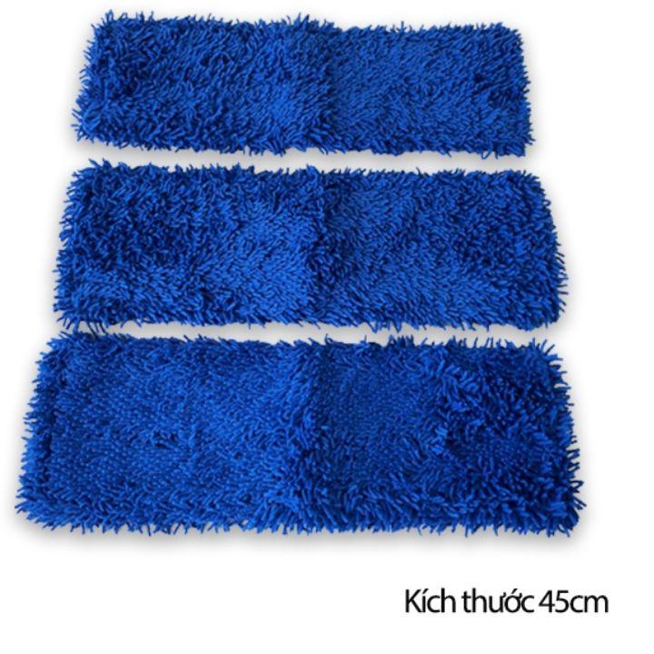 Combo 3 Miếng bông lau nhà san hô 45cm thay thế dùng Làm Sạch Lau Sàn cho Cây Lau Nhà bẹ san hô 45cm