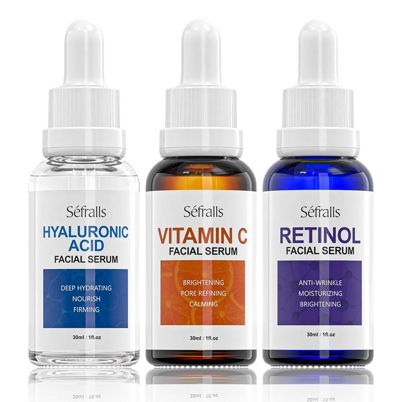 Product Introduction of Lifting Glowing Serums, 3 Counts Moisturizing & Firming Facial Serums for Reducing The Look Or The Signs Of Aging, Skincare Sets 18